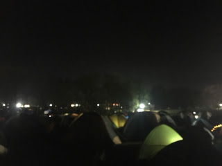 アラバキ夜のキャンプサイト 画像
